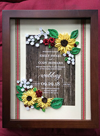 Quilled Invitation